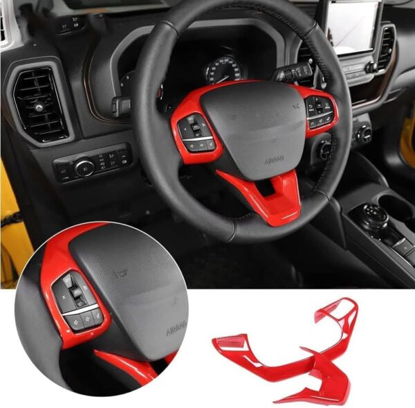 Coprivolante Ford Maverick 2022 Kazio ABS Carbonio Rosso-2