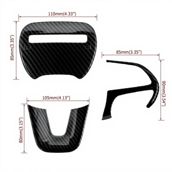 Coprivolante Challenger 2015-2021 kazio ABS carbonio
