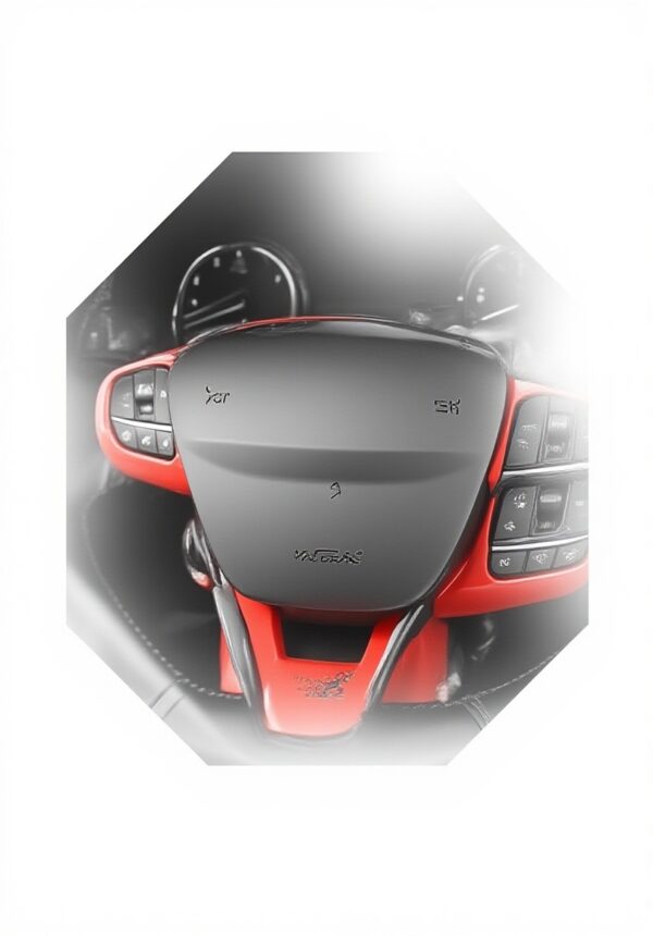 Coprivolante Ford Maverick 2022 Kazio ABS Carbonio Rosso