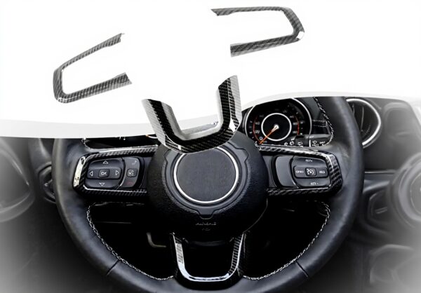 Coprivolante kazio per Jeep Wrangler 2018-2022 ABS carbonio