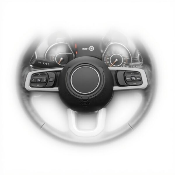 Coprivolante kazio per Jeep Wrangler 2018-2022 ABS carbonio