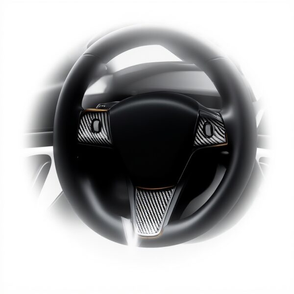 Coprivolante Tesla Model 3 Y kazio ABS fibra carbonio