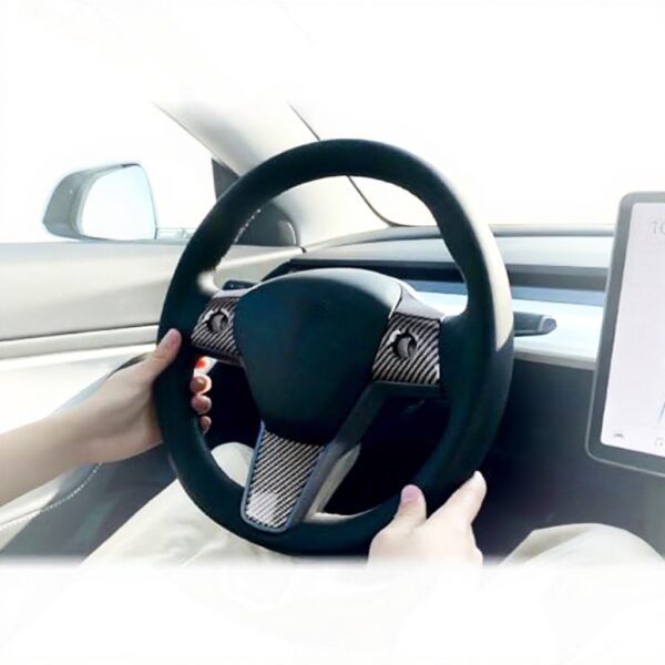 Coprivolante Tesla Model 3 Y kazio ABS fibra carbonio