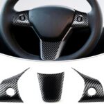 Coprivolante Tesla Model 3 Y kazio ABS fibra carbonio