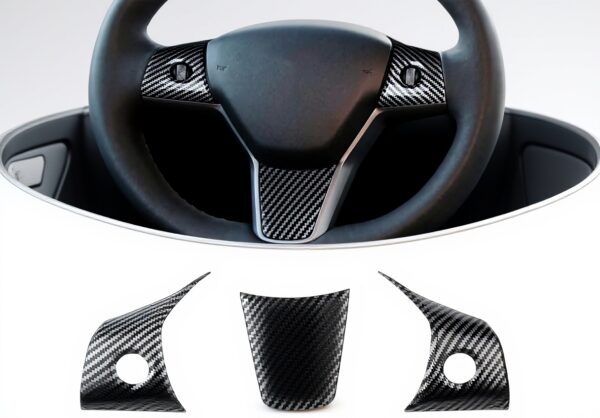 Coprivolante Tesla Model 3 Y kazio ABS fibra carbonio