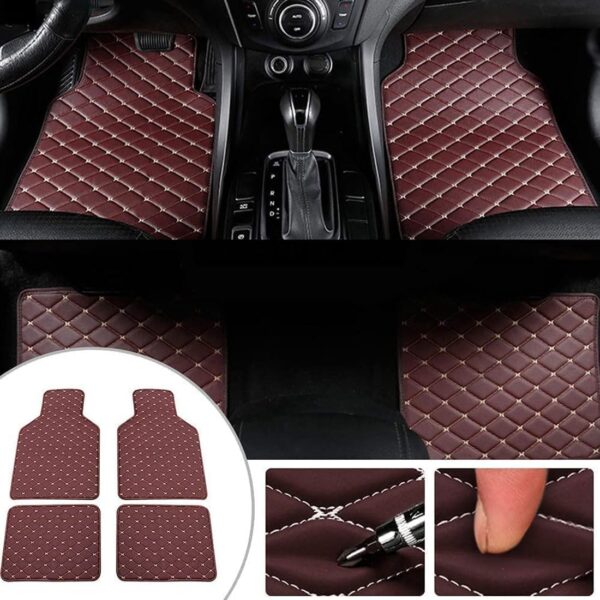 Tappetini auto Kazio impermeabili antiscivolo per Opel Adam-2