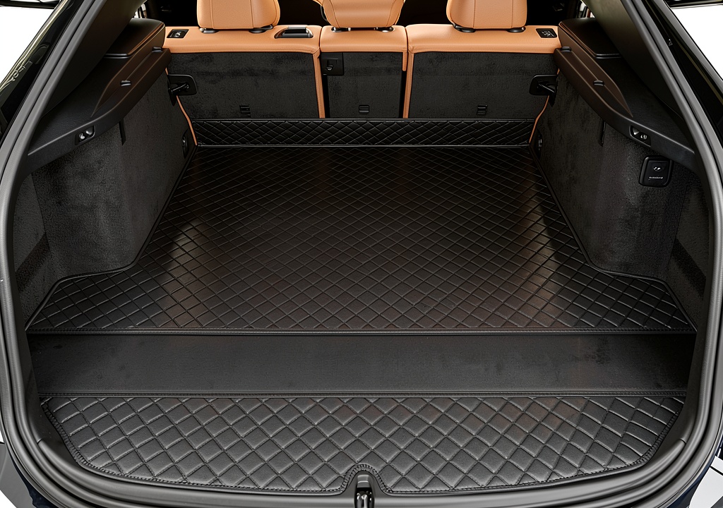 Tappetini bagagliaio Kazio installati in Mercedes GL X164