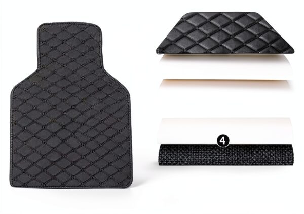 Tappetini auto Kazio impermeabili antiscivolo per Nissan-4