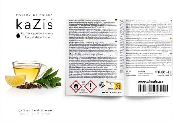 KAZIS Lampada Berger Profumo per Ambienti 1000ml Ricarica Neutra-1