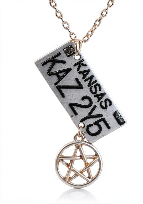 Collana XJruixi in lega lucida design unico-0