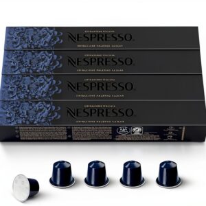 Nespresso Kazaar capsule di caffè intenso e crema scura, 50 pezzi-0