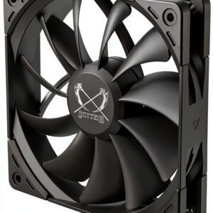Ventola Kaze Flex II Scythe 120mm PWM Low Noise - Deluxe Black-0
