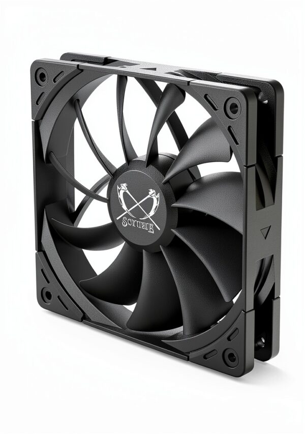 Ventola Kaze Flex II Scythe 120mm PWM Low Noise - Deluxe Black-7