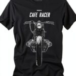 Maglietta Uomo MAKAYA Cafe Racer R100 T-Shirt Moto Regular Fit-0