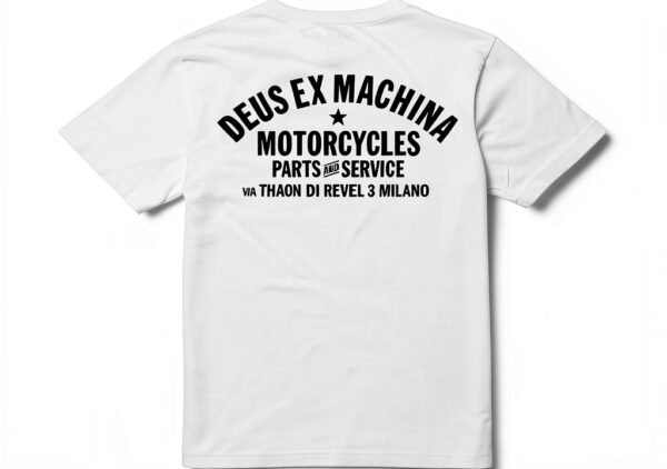Deus D261MTS125010090 T-Shirt Ex Machina Bianco Uomo-2