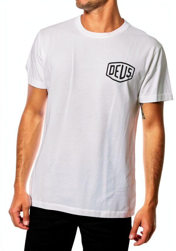 Deus D261MTS125010090 T-Shirt Ex Machina Bianco Uomo-1