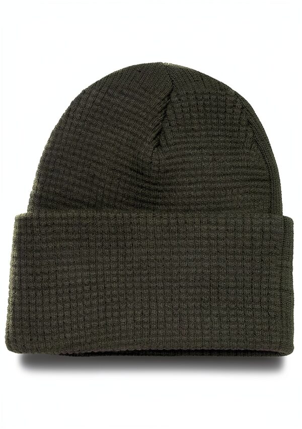 Deus Waffle Beanie Forest Green - Berretto Uomo in Maglia-1