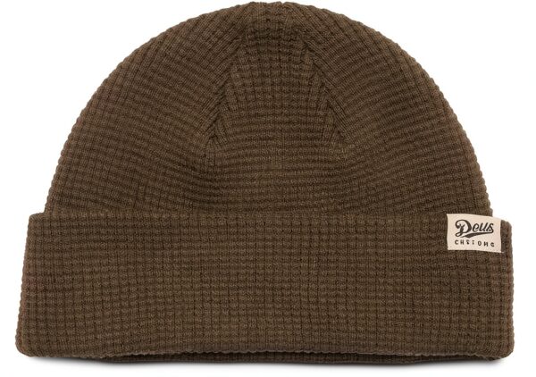 Deus Waffle Beanie Forest Green - Berretto Uomo in Maglia-0