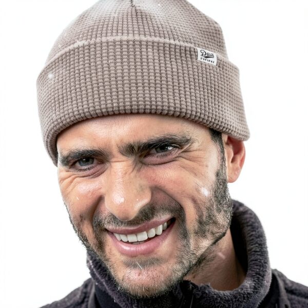 Deus Waffle Beanie Forest Green - Berretto Uomo in Maglia-2