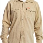 Deus Ex Machina camicia in velluto bianca Western Cord Shirt-0