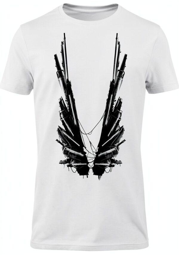 Deus Ex T-Shirt Uomo Icarus Wings 100% Cotone Bianca L-0