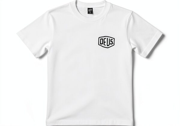Deus DMW41808A T-shirt bianca Uomo CAMPERDOWN ADRESS Ex Machina-0