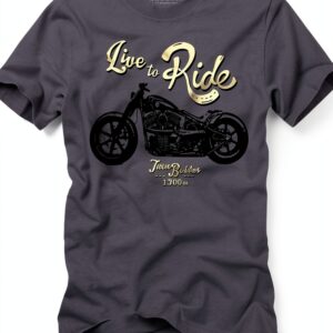 MAKAYA Maglietta Biker Uomo T-Shirt Grigio – Comfort e Stile-0