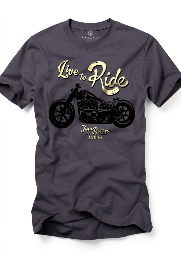 MAKAYA Maglietta Biker Uomo T-Shirt Grigio – Comfort e Stile-0