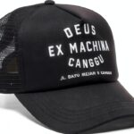 DEUS Canggu Address Trucker cap Nero – Cappellino Nylon/Poliestere-0