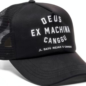 DEUS Canggu Address Trucker cap Nero – Cappellino Nylon/Poliestere-0