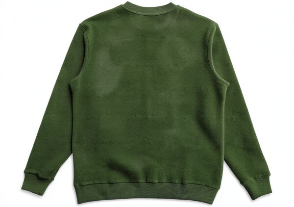 Deus Ex Machina Maglione Girocollo Verde REO Textured Fleece Uomo-3