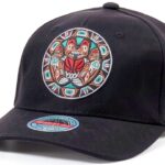 Cappellino Snapback Mitchell & Ness Vancouver Grizzlies Rosso Nero-0