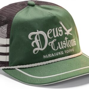 Deus Beep-Beep Berretto da Camionista Verde Pino - Cappello Baseball-0