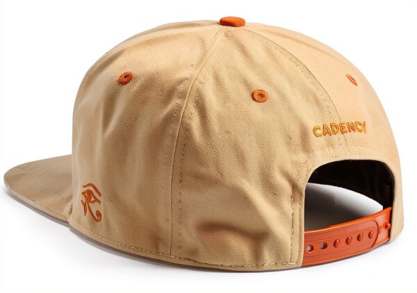 Cappellino da baseball Scarabeo Snapback Beige misura regolabile-3