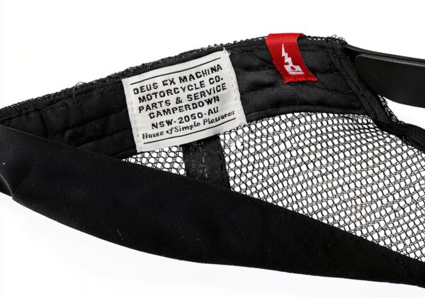 DEUS Canggu Address Trucker cap Nero – Cappellino Nylon/Poliestere-7