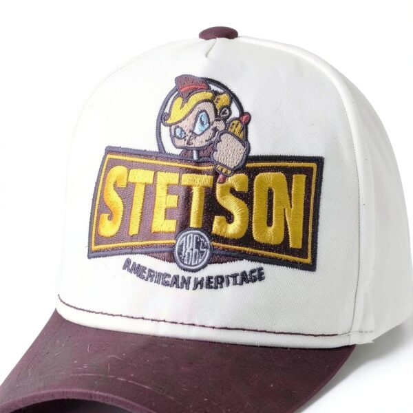 Stetson Cappellino Trucker Snapback Lilla Mesh Visiera Curva-4